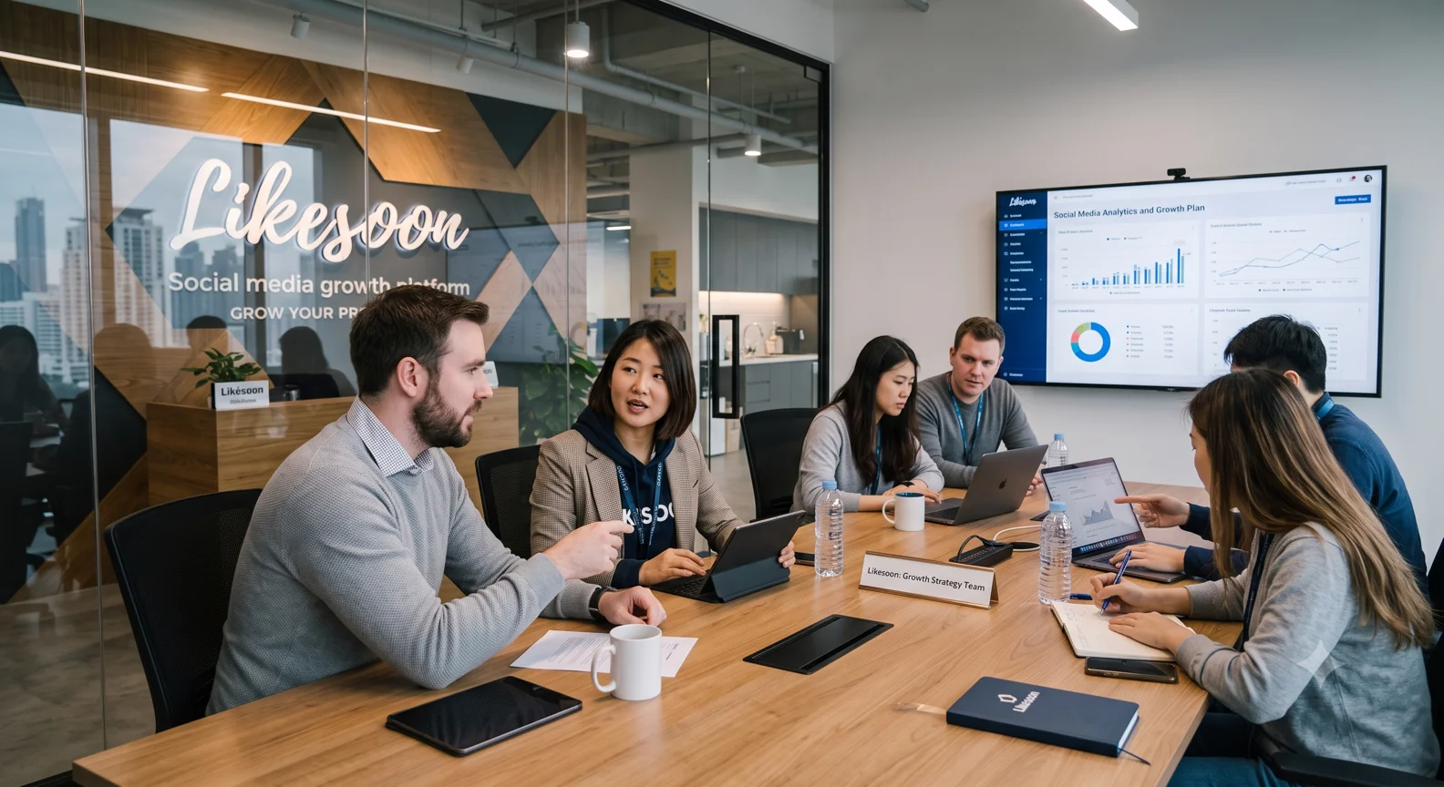 社媒增长平台 团队会议